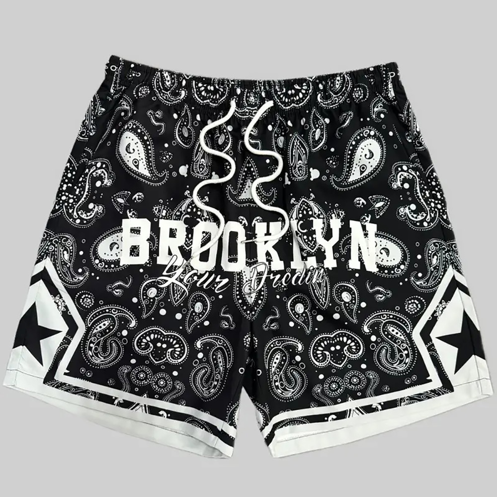 Men'S Fashion New York - 夏キッズメンズブルックリンニューヨークショーツ子供ファッションビーチショーツボーイズスポーツショーツカジュアルショートパンツストリートウェアモト