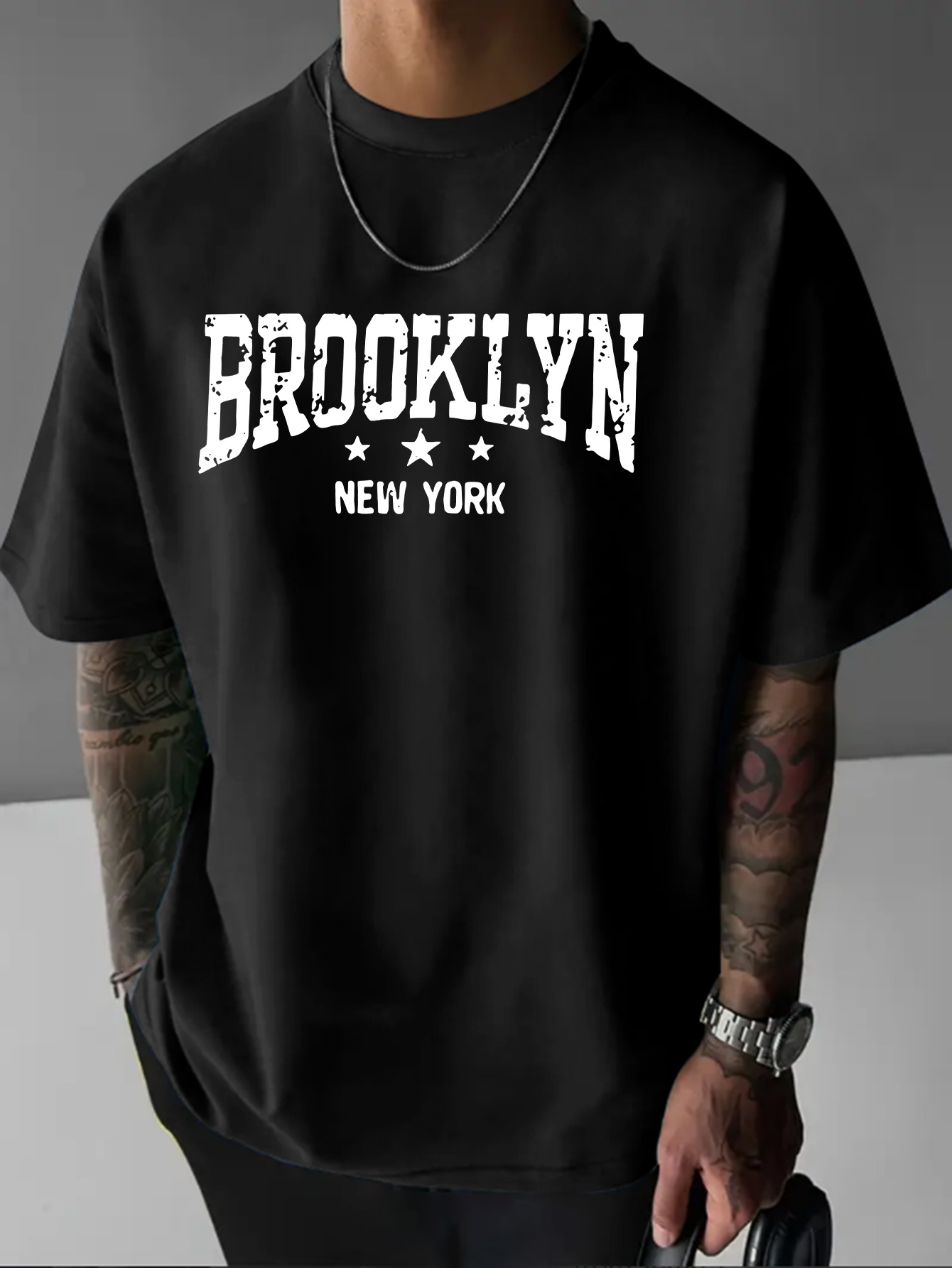 Men'S Fashion New York - メンズ 100% ピュアコットン ファッショナブル カジュアル ルーズ