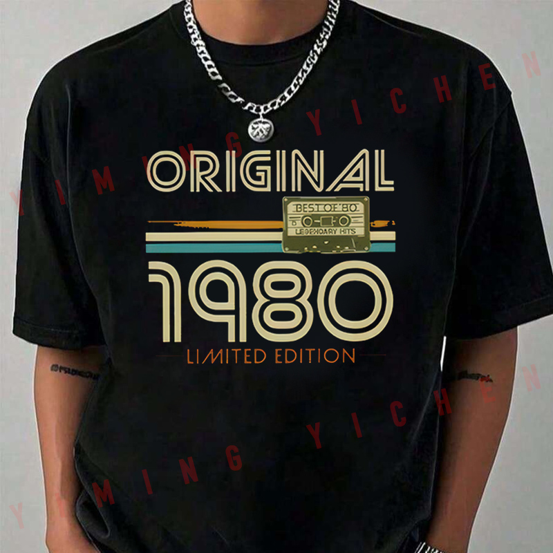 Mens Fashion In The 80S - レトロ 1980 カセットテープ-ヴィンテージ 80 年代プリントオートバイ Tシャツ男性ヒップホップストリートウェアユニセックスカジュアルファッショナブルな半袖トップス