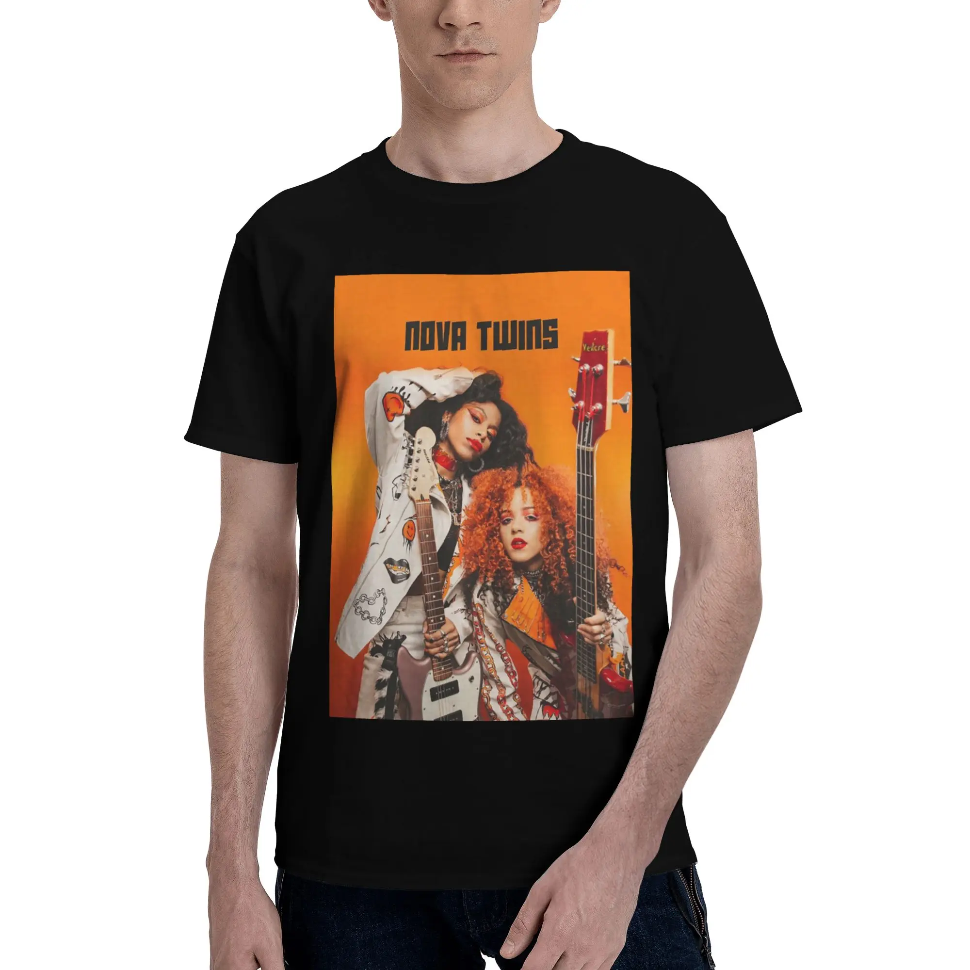 Men'S Fashion Nova Shirts - ノヴァツインズ綿 100% Tシャツメンズファッション Tシャツ男性クルーネック半袖 S-6XL