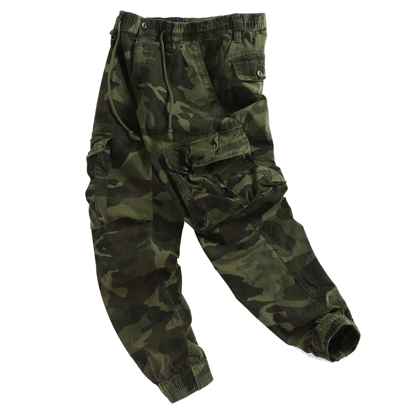 Cargo Jogger Pants - 2026 新しいメンズカジュアル迷彩カーゴパンツワークパンツマルチカラー大きいサイズストレートレッグアウトドアジョガー 30-38
