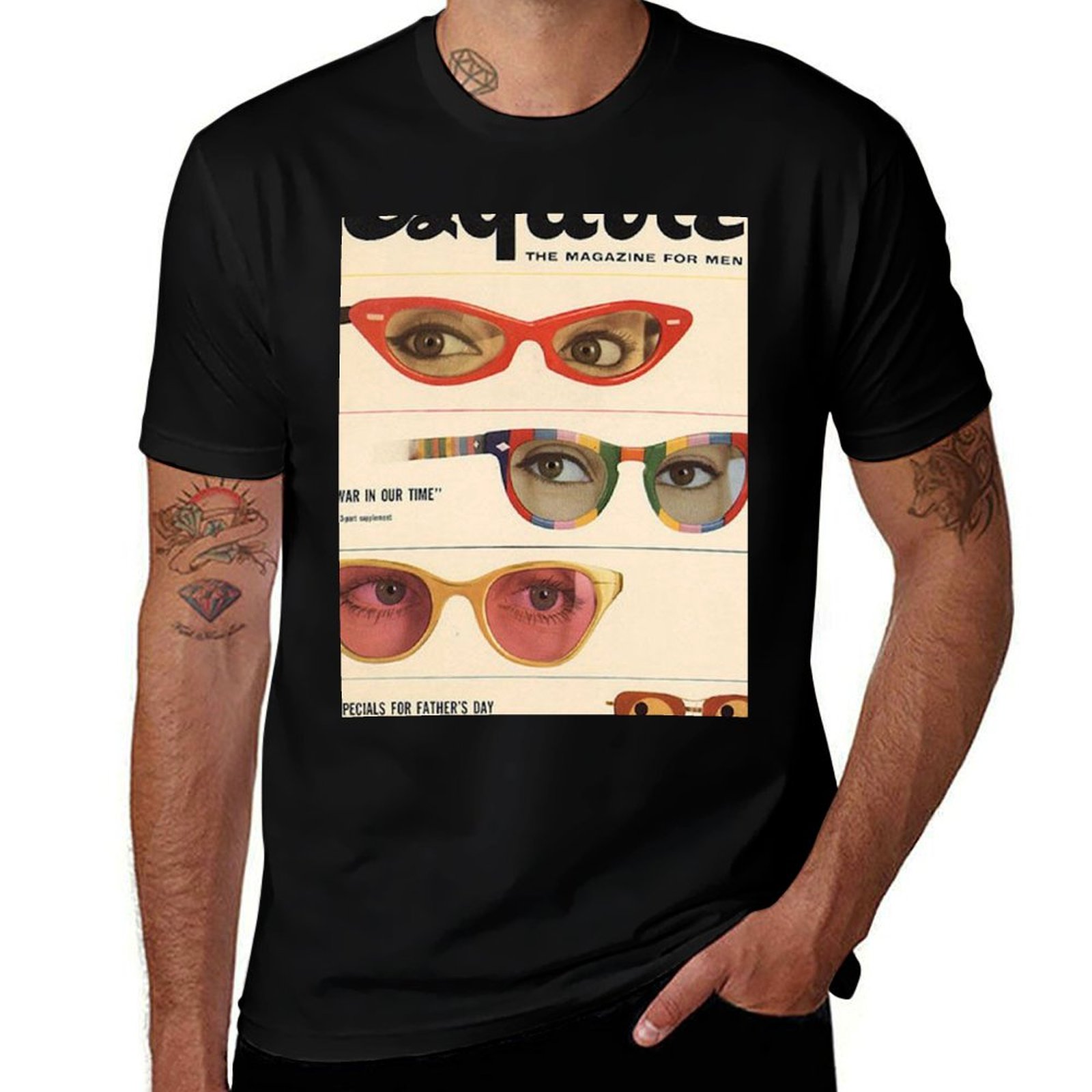 Mens Fashion Magazines - エスクァイア 1960年代 マガジン サングラス レトロ ファッション