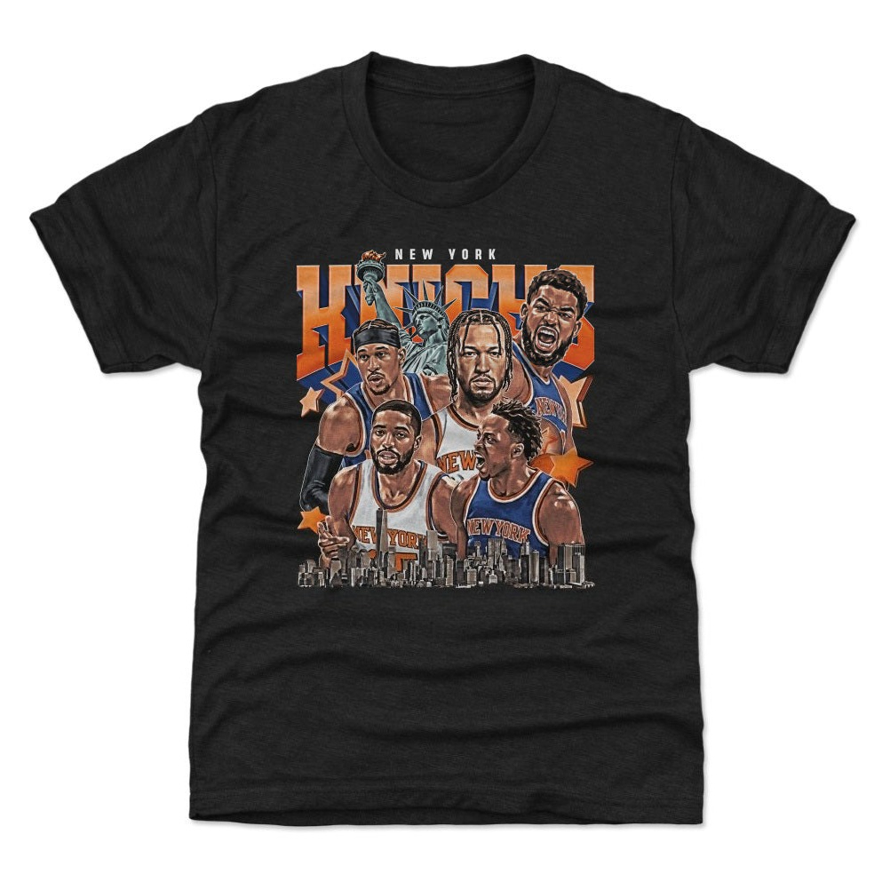 Men'S Fashion New York - ニューヨークニックスメンバーコットンクリエイティビティTシャツ2026夏ニューヨーク高品質メンズバスケットボールファッションシャツ