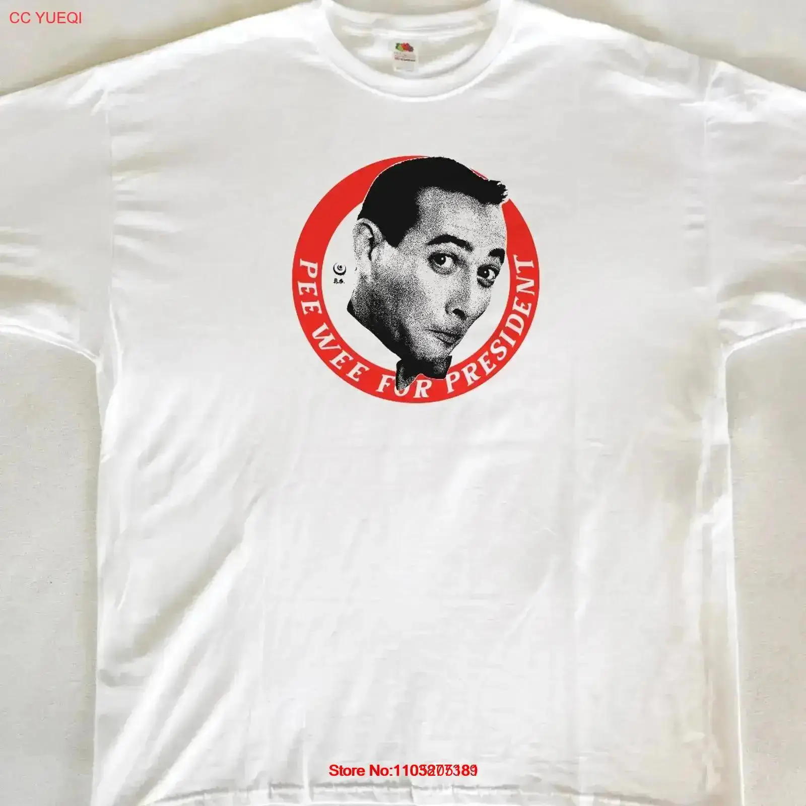 Mens Fashion In The 80S - ピーウィー・ハーマン・ポール・ルーベンズ大統領に選ばれたい 面白い 80年代 90年代 Tシャツ ヴィンテージ