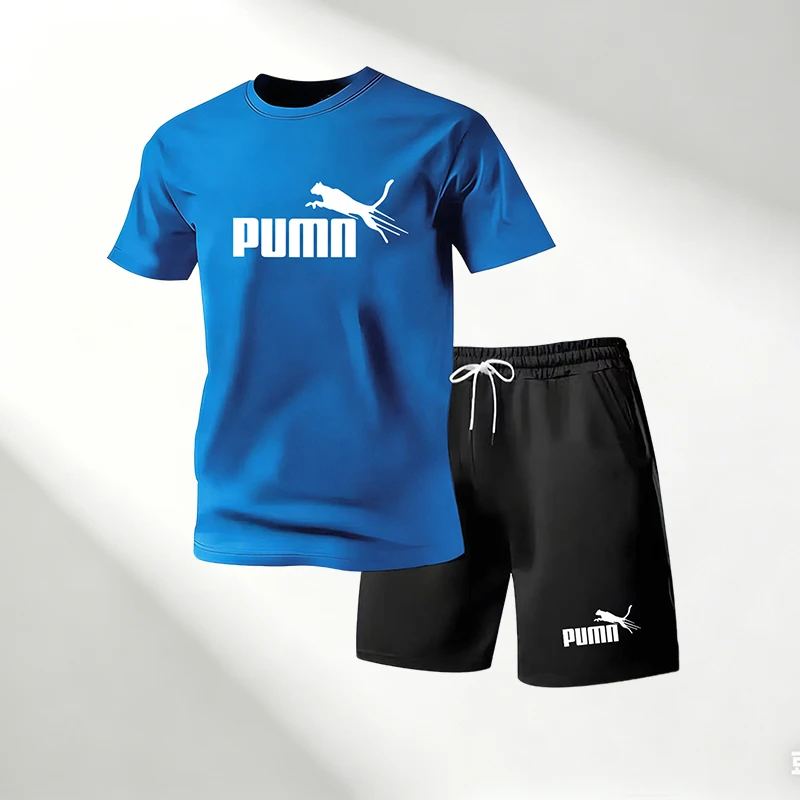 Men'S Fashion Essentials - 2026年ホットセール メンズTシャツセット Oネック半袖+スポーツショーツ 速乾 カジュアル ストリートファッション