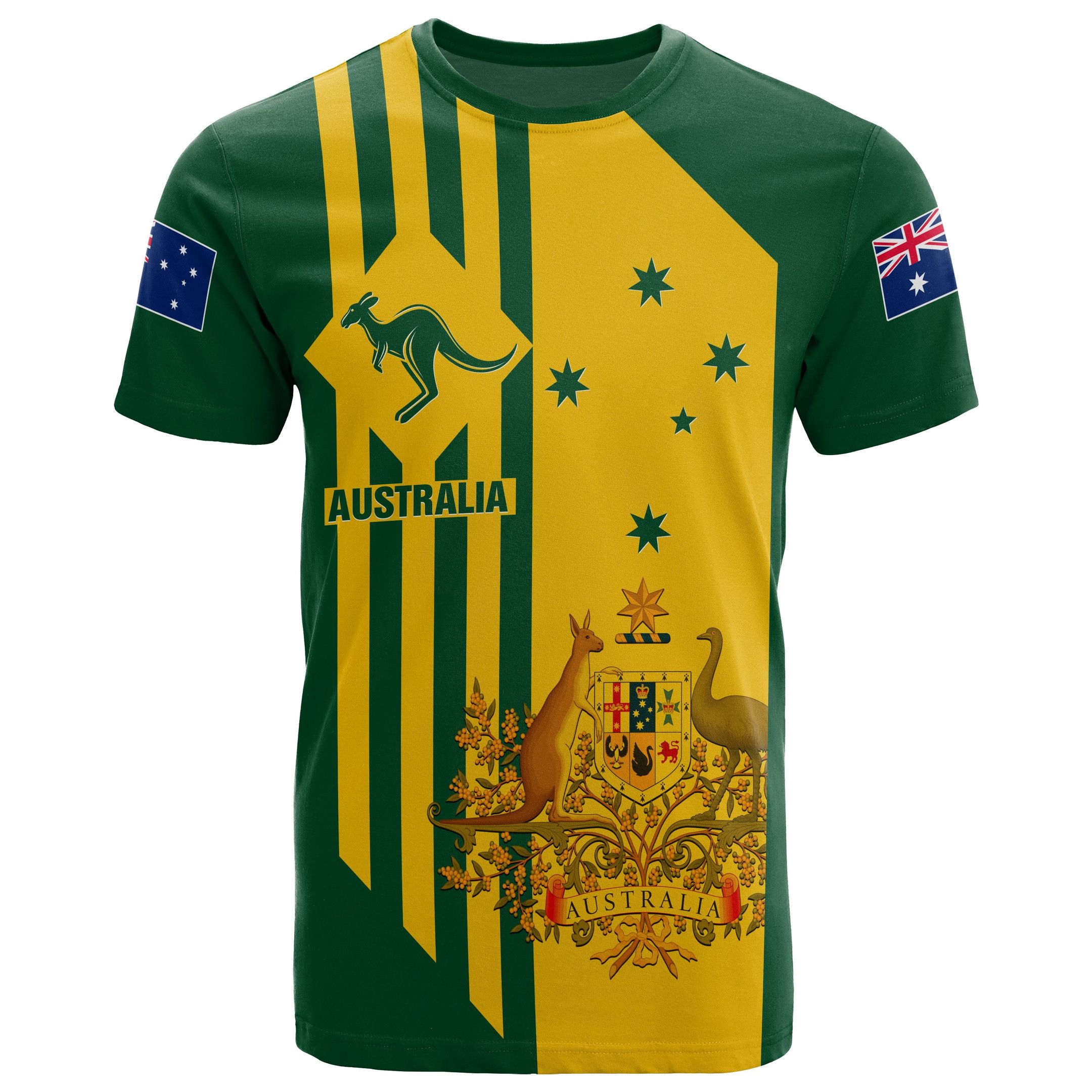 Mens Fashion Australia - カスタム名入りサマーカジュアルオーストラリア国旗グラフィックTシャツクールルーズオーバーサイズメンズファッションストリートウェア半袖ジャージー