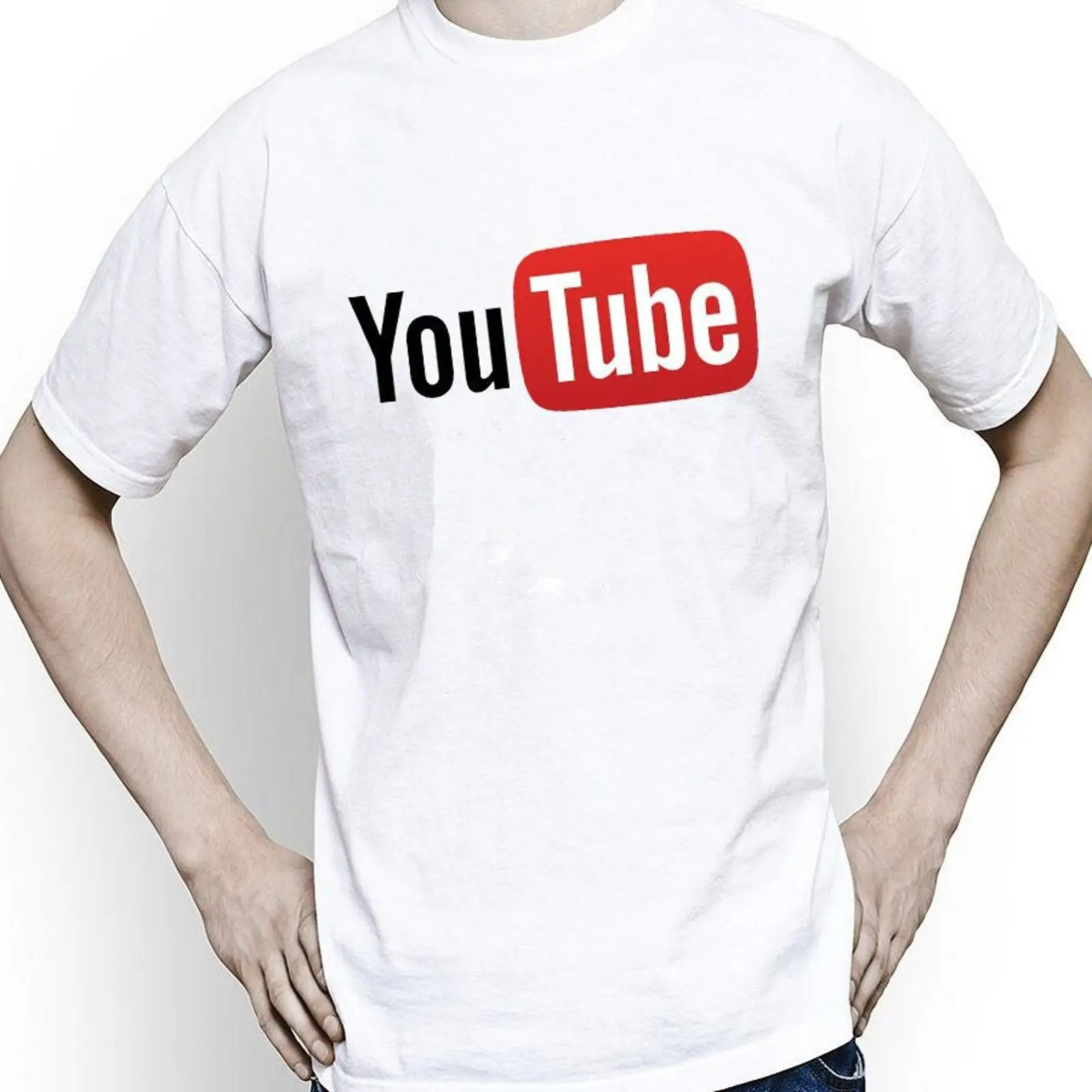 Men'S Fashion Youtube - YOUTUBEチャンネルの動画Tシャツ ヴィンテージ加工 ウォッシュ加工 ゆったりカジュアル おしゃれ ソフト