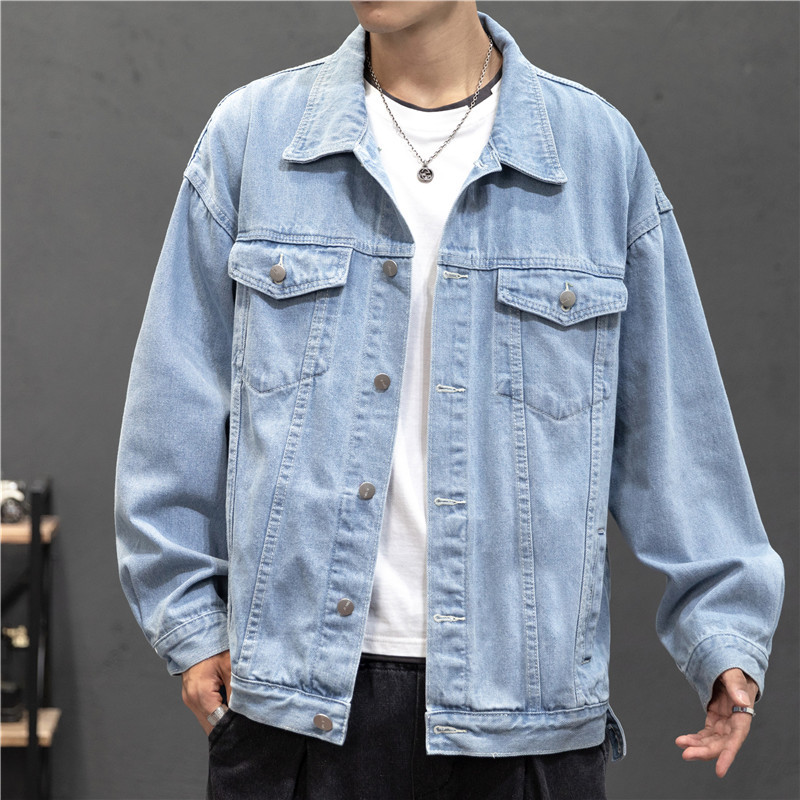 メンズデニムジャケット,新しいデニムジャケット,ストリートウ - Mens Fashion Denim Jacket のレビューと価格