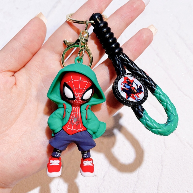 漫画スパイダーマンシリコンキーホルダー マーベルスーパーヒー - Men Fashion Key のレビューと価格