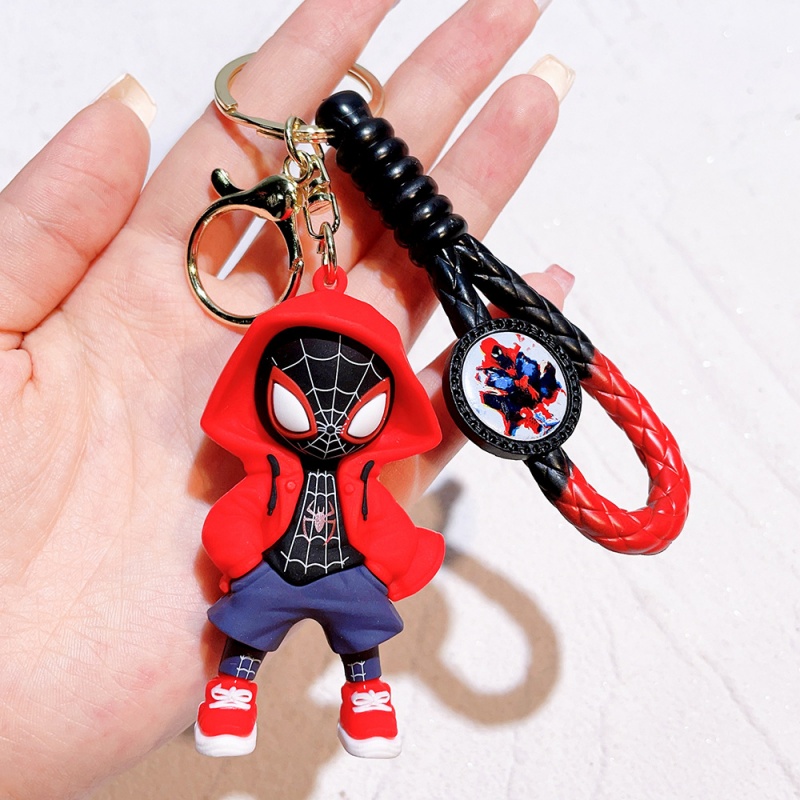 漫画スパイダーマンシリコンキーホルダー マーベルスーパーヒー - Men Fashion Key のレビューと価格