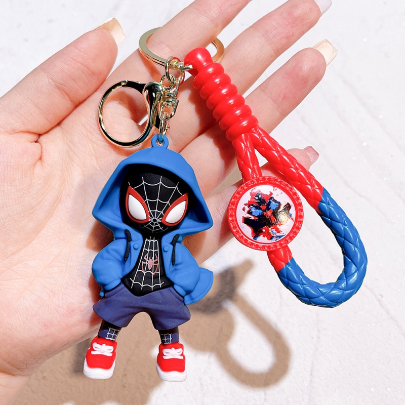 漫画スパイダーマンシリコンキーホルダー マーベルスーパーヒー - Men Fashion Key のレビューと価格