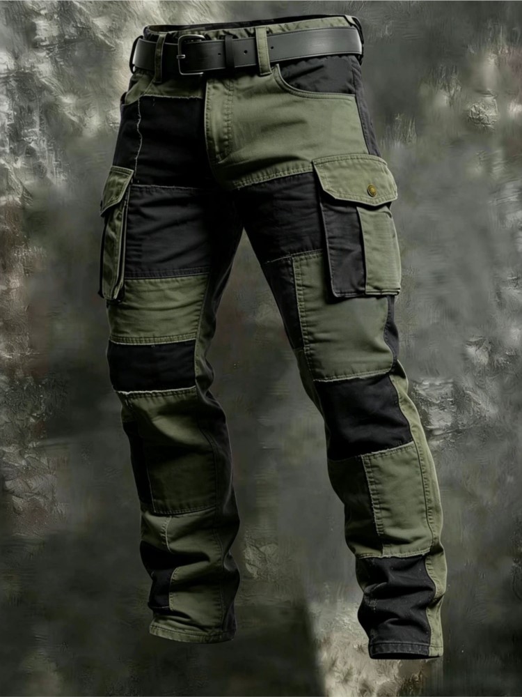 綿男性カーゴパンツカーキカジュアル男性戦術ジョガーカーゴマル - Cargo Jogger Pants のレビューと価格