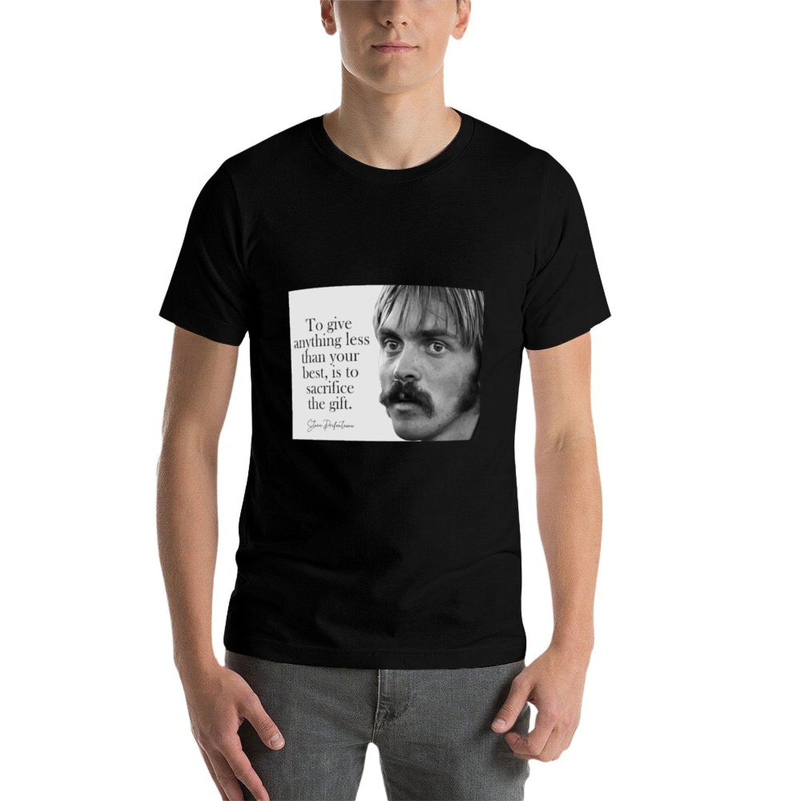スティーブ・プレフォンティーンの名言Tシャツ ファッションレ - Men'S Fashion Quotes のレビューと価格
