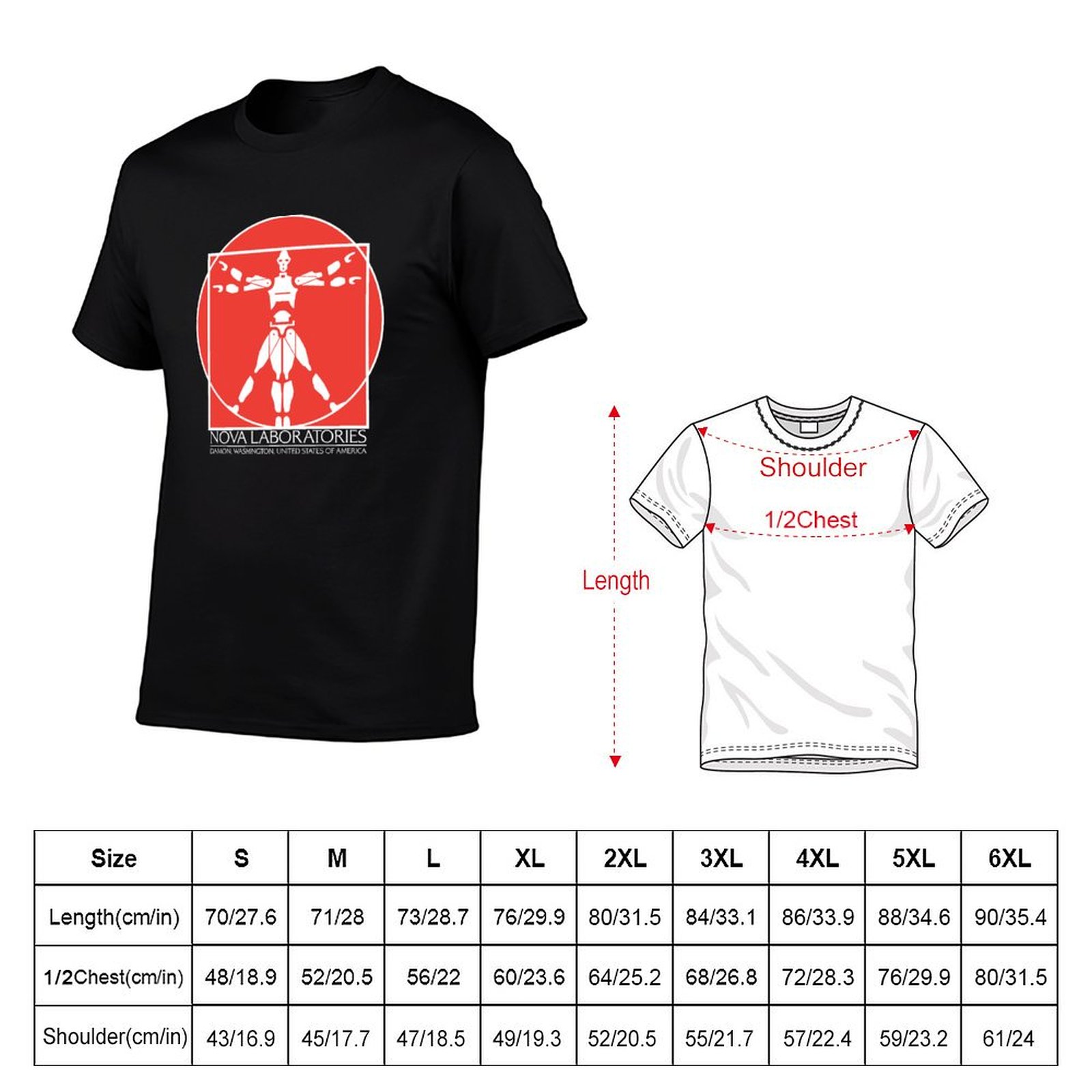 Nova Laboratories Text 02 Tシャツ - Men'S Fashion Nova Shirts のレビューと価格