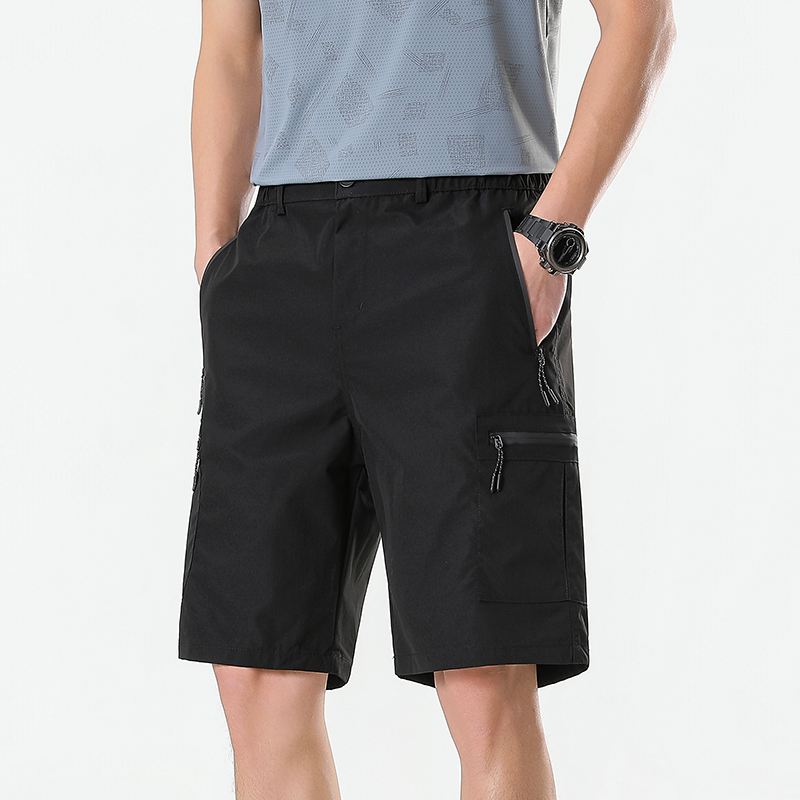 メンズカーゴショーツ膝丈パンツジッパーポケット付きサマー速乾 - Cargo Jogger Pants のレビューと価格
