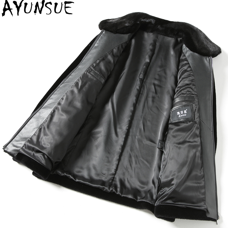 AYUNSUE カジュアル 100% ウールコート メンズ  - Men'S Fashion Zipper Jacket のレビューと価格