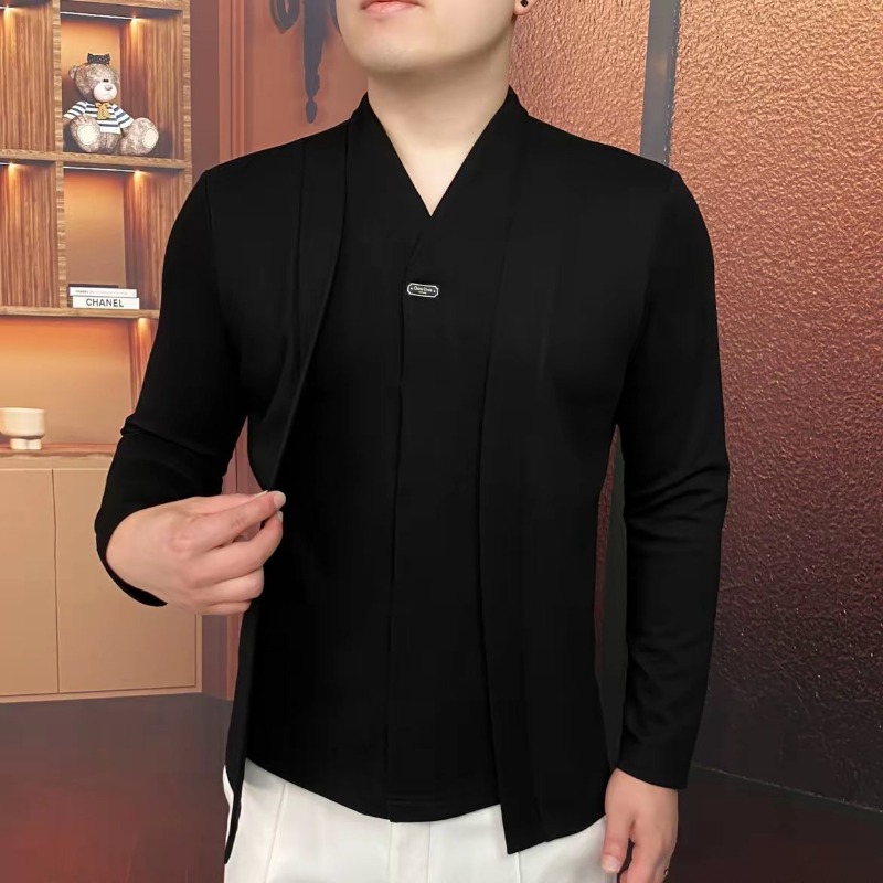 秋冬新作メンズライトラグジュアリーフェイクツーピーススウェッ - Men'S Fashion のレビューと価格