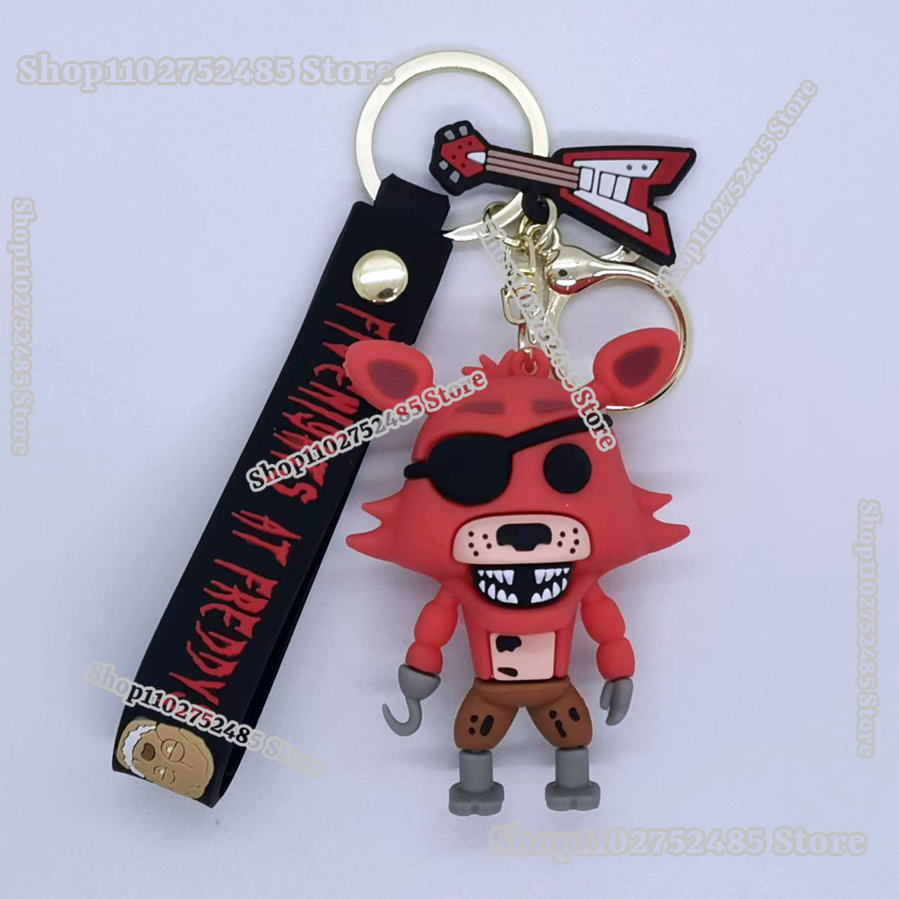 5 個漫画アニメ FNAF フィギュアキーホルダー恐ろしい人 - Men Fashion Key のレビューと価格