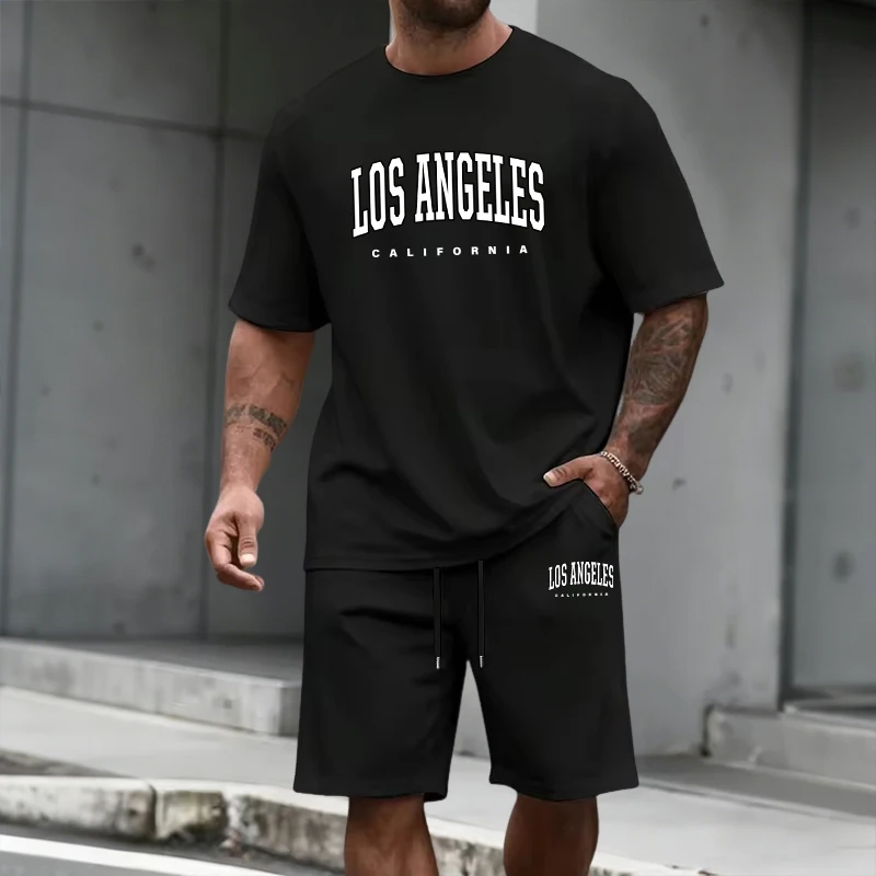 メンズトラックスーツ半袖トップスと膝丈ショーツ2026夏デイ - Men'S Fashion Essentials のレビューと価格