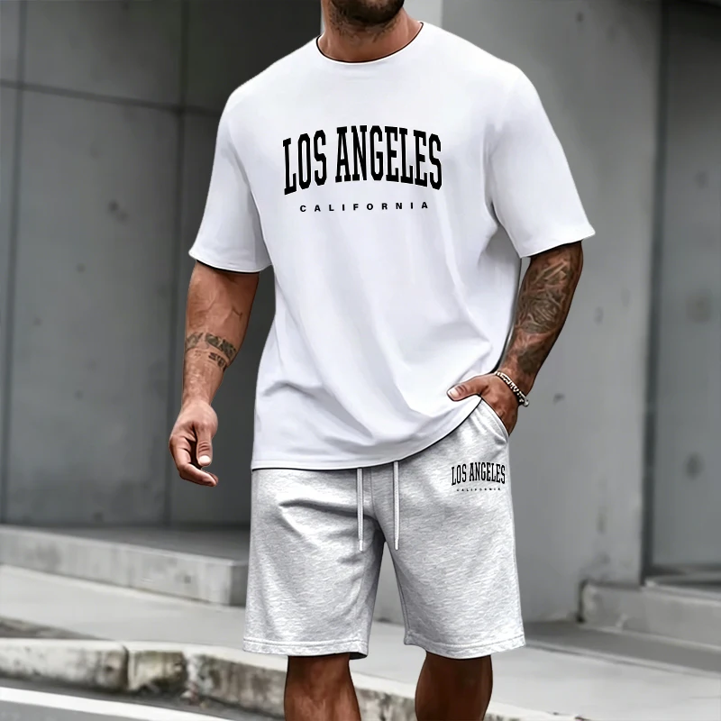 メンズトラックスーツ半袖トップスと膝丈ショーツ2026夏デイ - Men'S Fashion Essentials のレビューと価格
