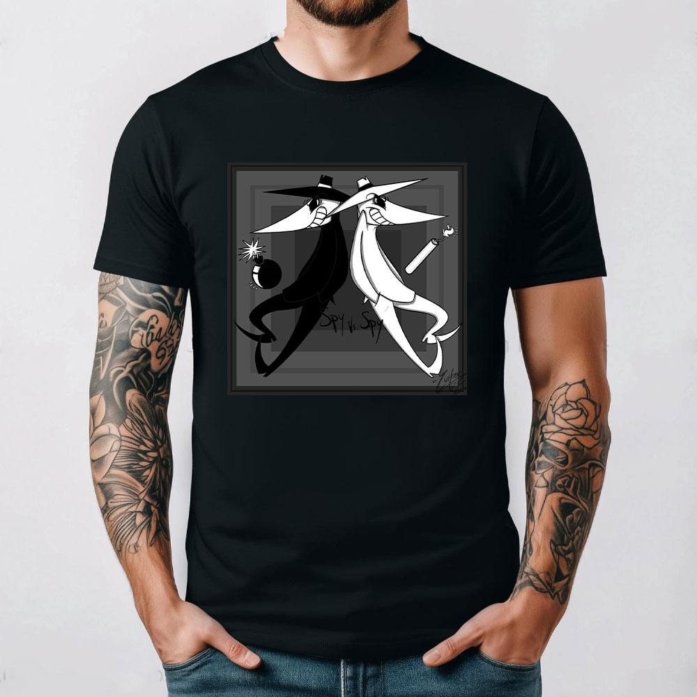 スパイ対スパイ メンズ Tシャツ 夏用 コットン クルーネッ - Mens Fashion In The 80S のレビューと価格