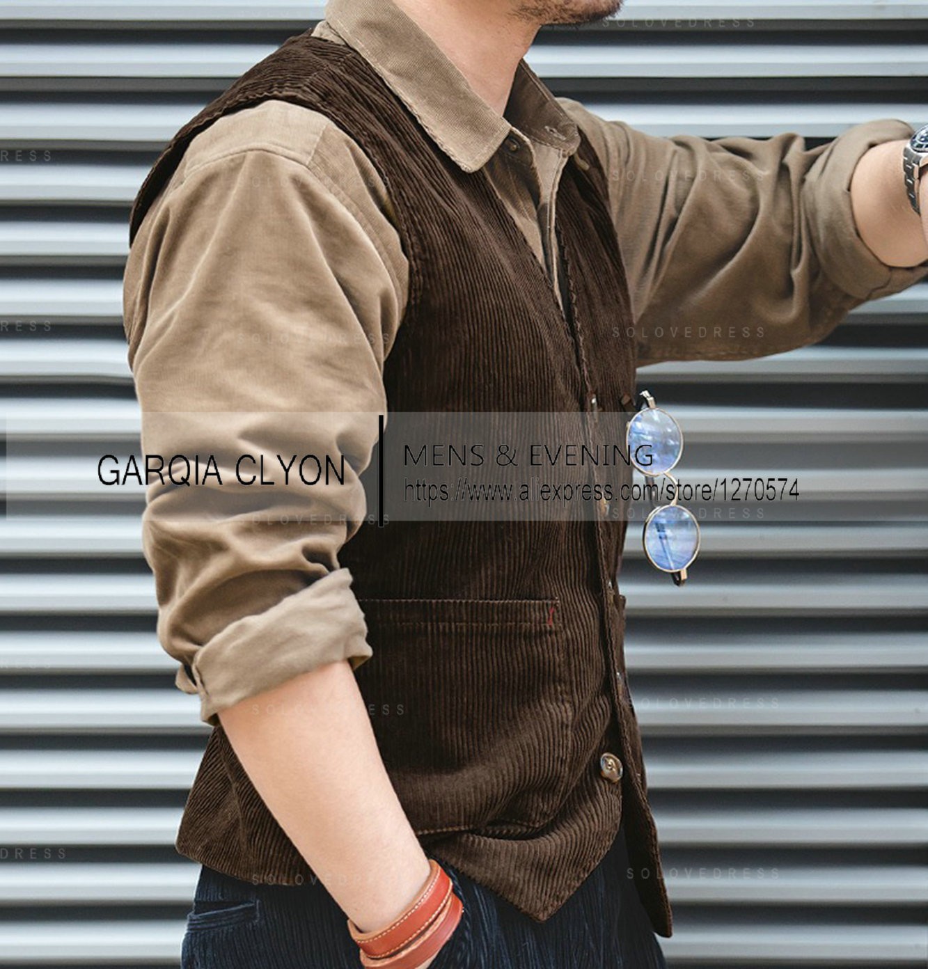 新しいコーデュロイレジャーメンズベストジャケットスリムフィッ - Corduroy Jacket Men のレビューと価格