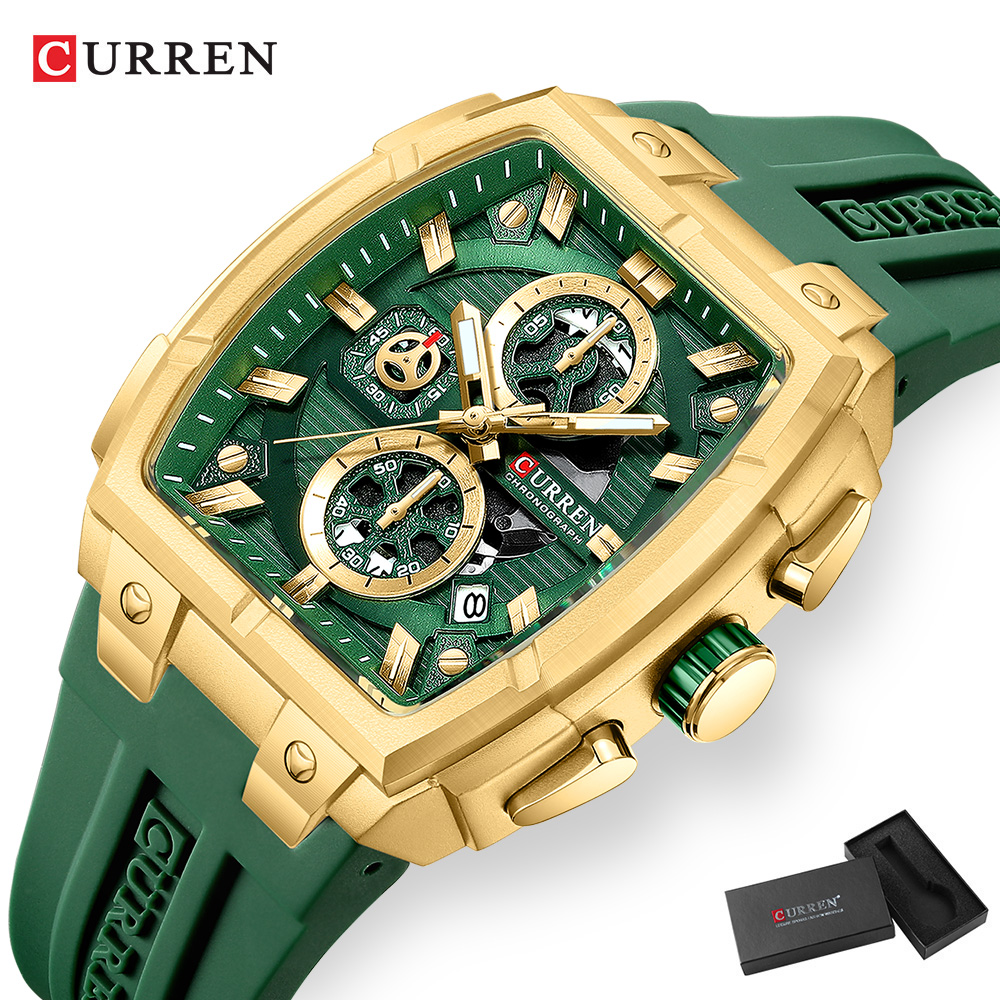 CURREN 高級ヴィンテージ腕時計 メンズ スポーツ クロ - Fashion Mens Watches のレビューと価格