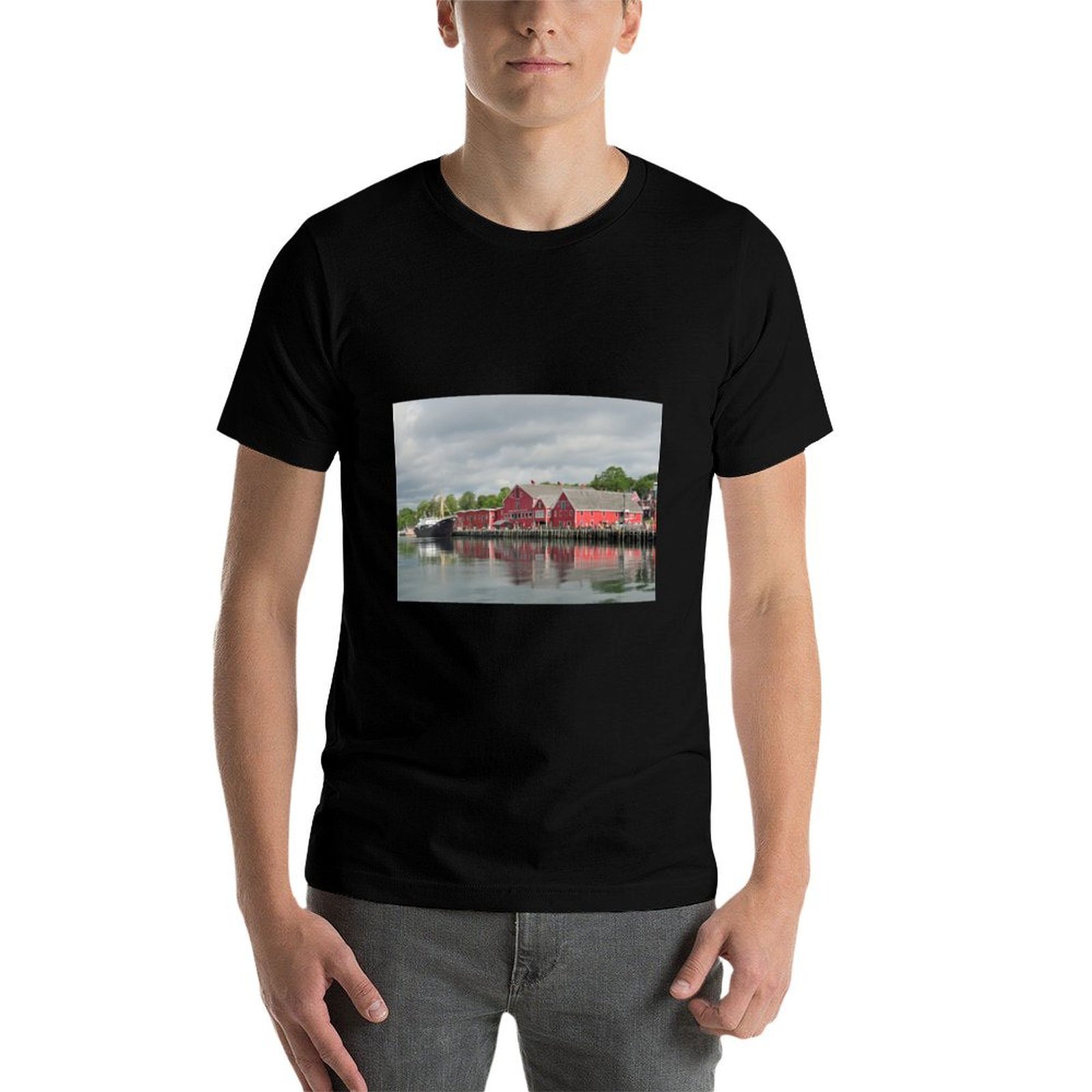 ノバスコシア州ルーネンバーグの町 Tシャツ カジュアルファッ - Men'S Fashion Nova Shirts のレビューと価格