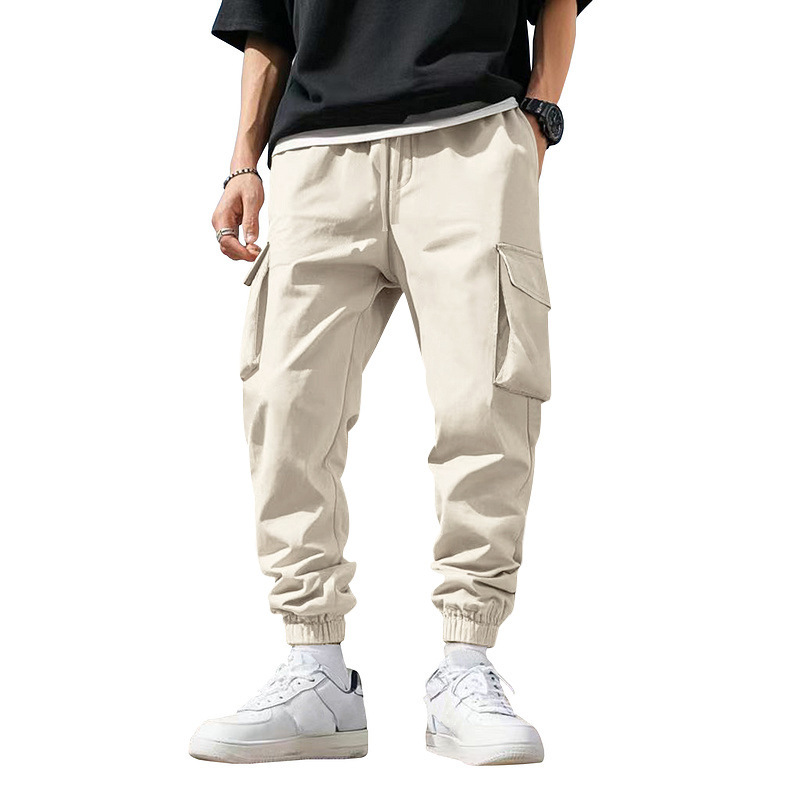 メンズ マルチポケット カーゴジョガー ゴムウエスト ルーズ - Cargo Jogger Pants のレビューと価格