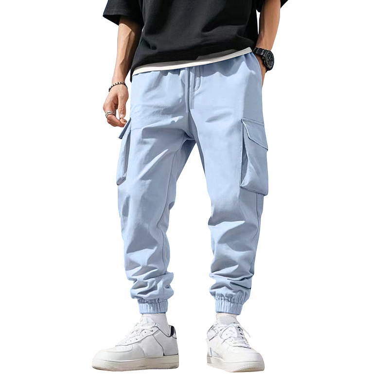 メンズ マルチポケット カーゴジョガー ゴムウエスト ルーズ - Cargo Jogger Pants のレビューと価格
