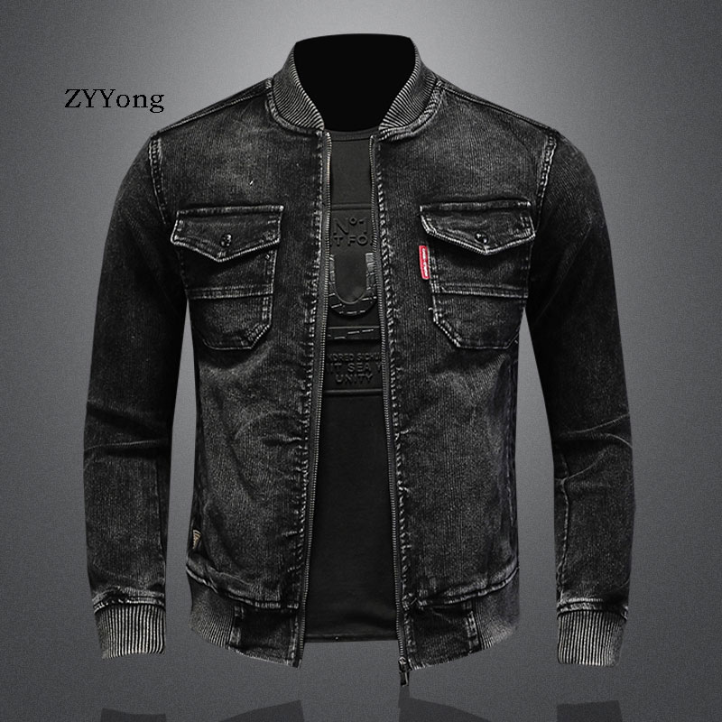 メンズブラックコーデュロイオートバイジャケット,スタンドカラ - Corduroy Jacket Men のレビューと価格