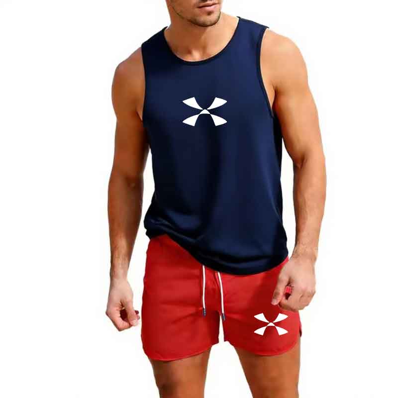 屋外ジョギングスポーツウェアメンズベスト + ショーツ 2  - Men'S Fashion のレビューと価格