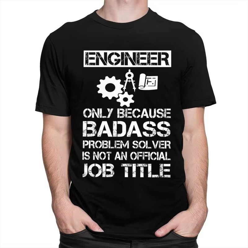 面白いエンジニアの名言グラフィックTシャツ メンズ スリムフ - Men'S Fashion Quotes のレビューと価格