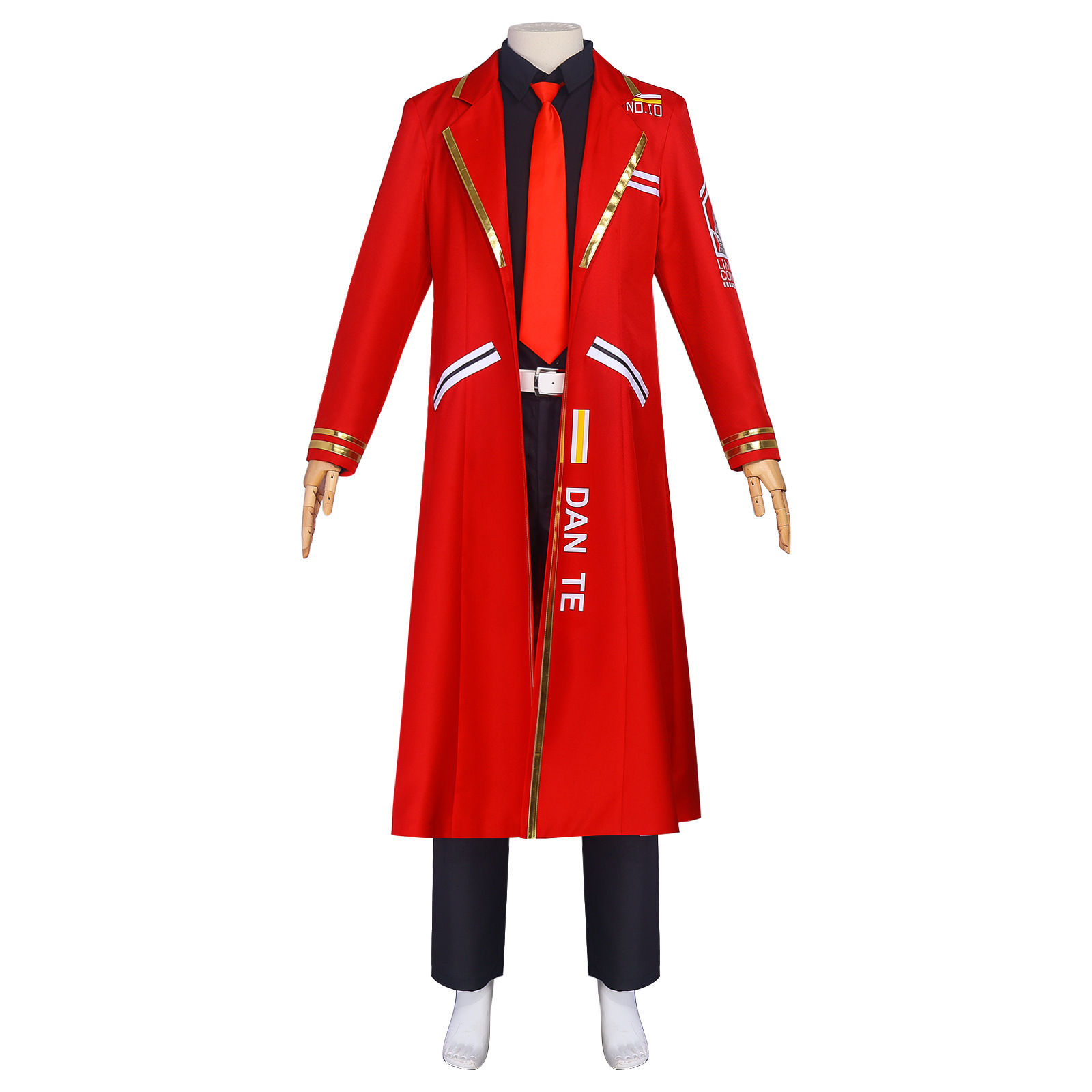 DMC 5 ダンテコスプレ衣装成人男性ロングレッドウインドブ - Trench Coat Men のレビューと価格
