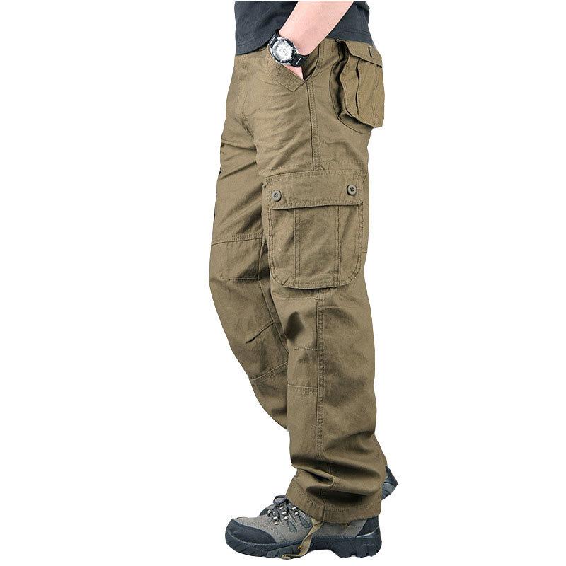 戦術的なカーゴパンツ男性綿オーバーオール屋外作業ズボンビッグ - Cargo Jogger Pants のレビューと価格