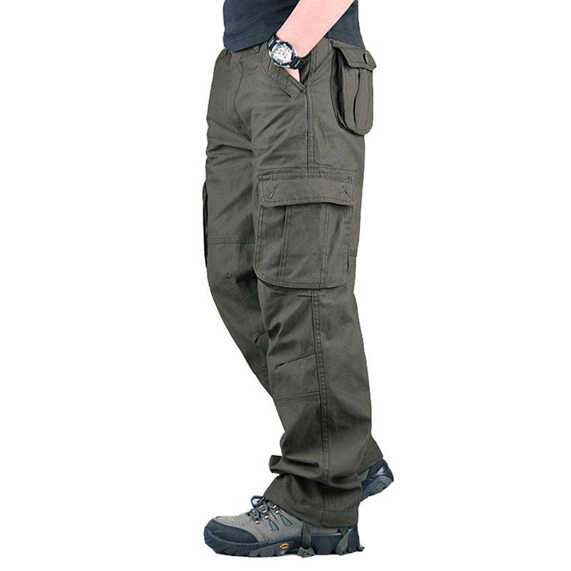 戦術的なカーゴパンツ男性綿オーバーオール屋外作業ズボンビッグ - Cargo Jogger Pants のレビューと価格