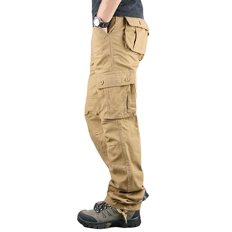 戦術的なカーゴパンツ男性綿オーバーオール屋外作業ズボンビッグ - Cargo Jogger Pants のレビューと価格
