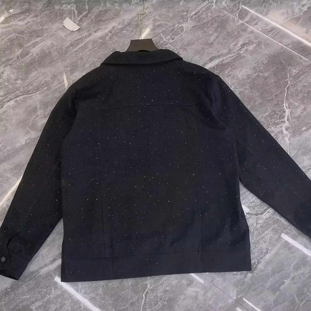メンズデニムジャケット,スリム,ショート,カジュアル,ブラッ - Mens Fashion Denim Jacket のレビューと価格