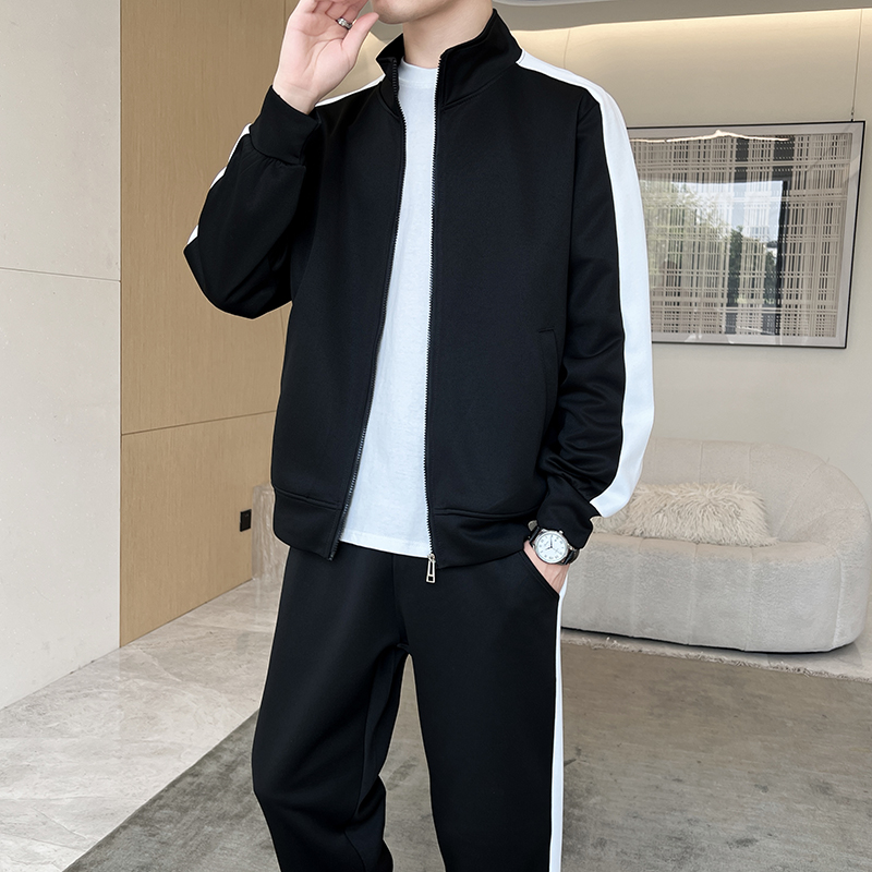 メンズファッション トラックスーツ カジュアルジョガー パッ - Men'S Fashion Zipper Jacket のレビューと価格