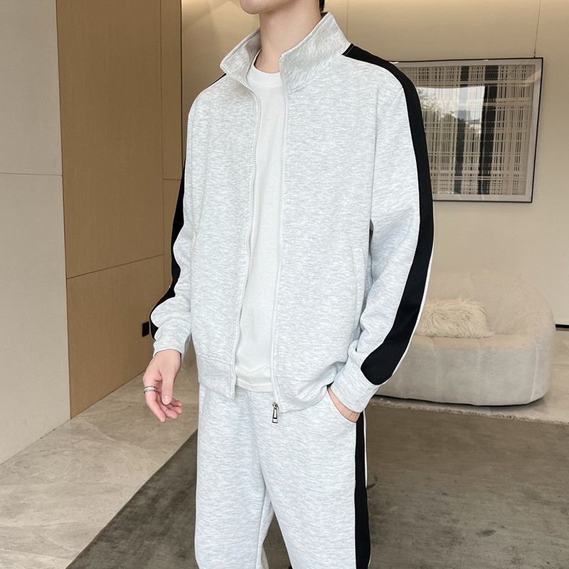 メンズファッション トラックスーツ カジュアルジョガー パッ - Men'S Fashion Zipper Jacket のレビューと価格
