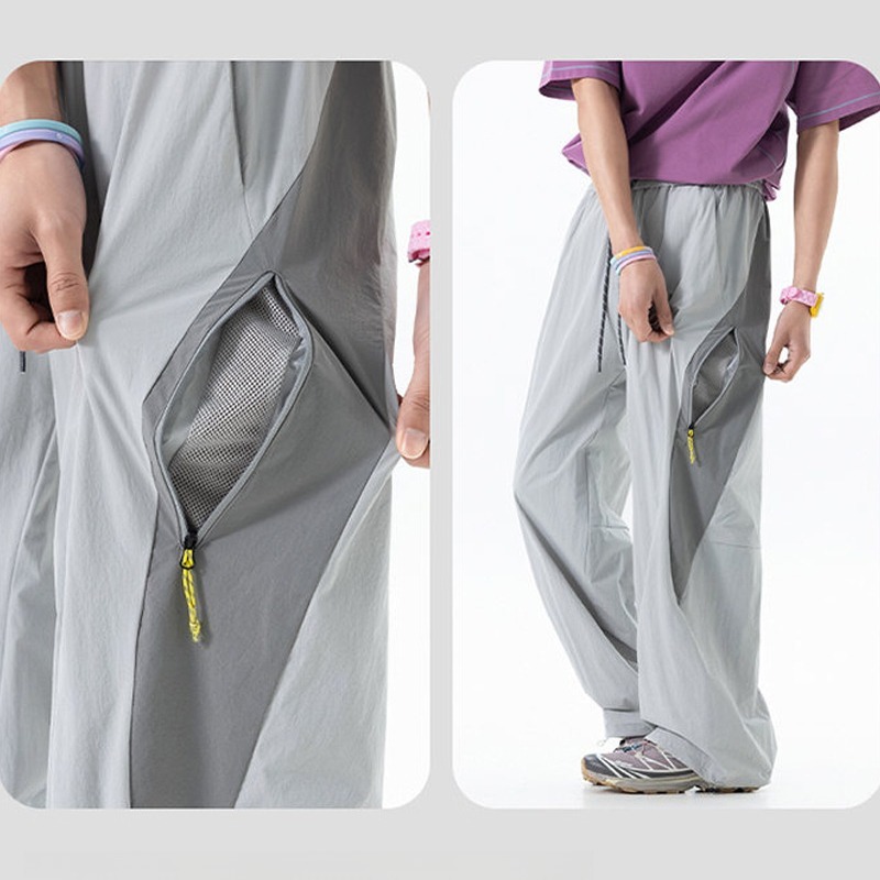 ユニセックスアイスシルクパンツ 速乾UPF50+日焼け止め防 - Cargo Jogger Pants のレビューと価格