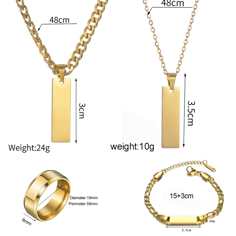 男性と女性のためのスパークパーソナライズされたジュエリーセッ - Men'S Fashion Jewelry Bracelets のレビューと価格