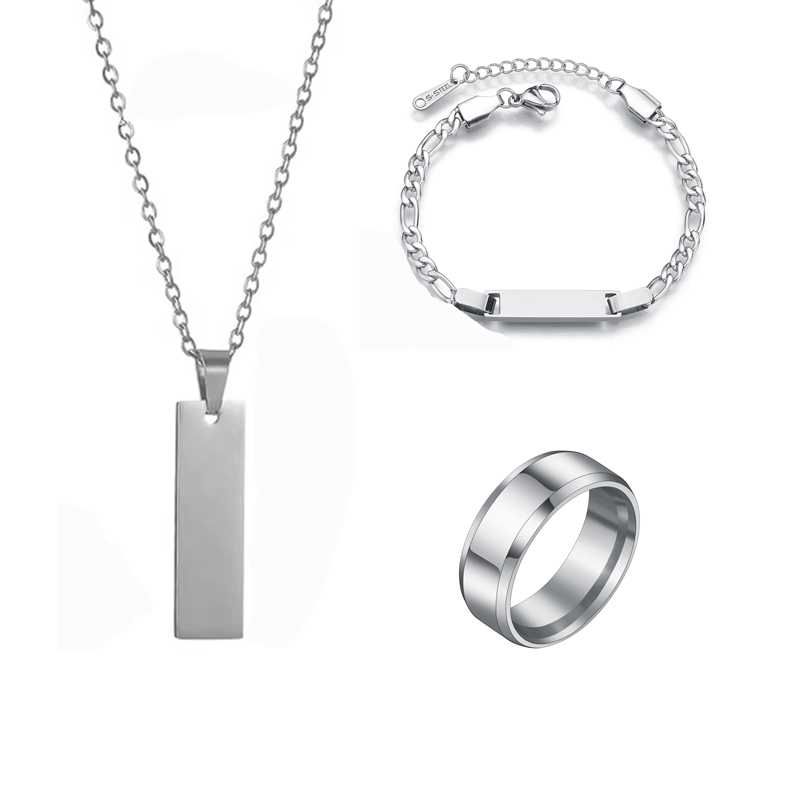 男性と女性のためのスパークパーソナライズされたジュエリーセッ - Men'S Fashion Jewelry Bracelets のレビューと価格