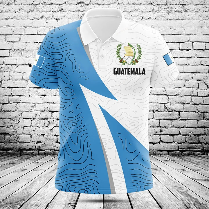 カスタム名入りグアテマラ国旗グラフィックポロシャツ サマーメ - Men'S Fashion Guatemala のレビューと価格