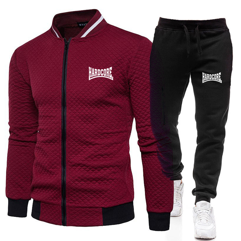 HARDCORE 春と秋のメンズファッションストリートスタン - Men'S Fashion Zipper Jacket のレビューと価格