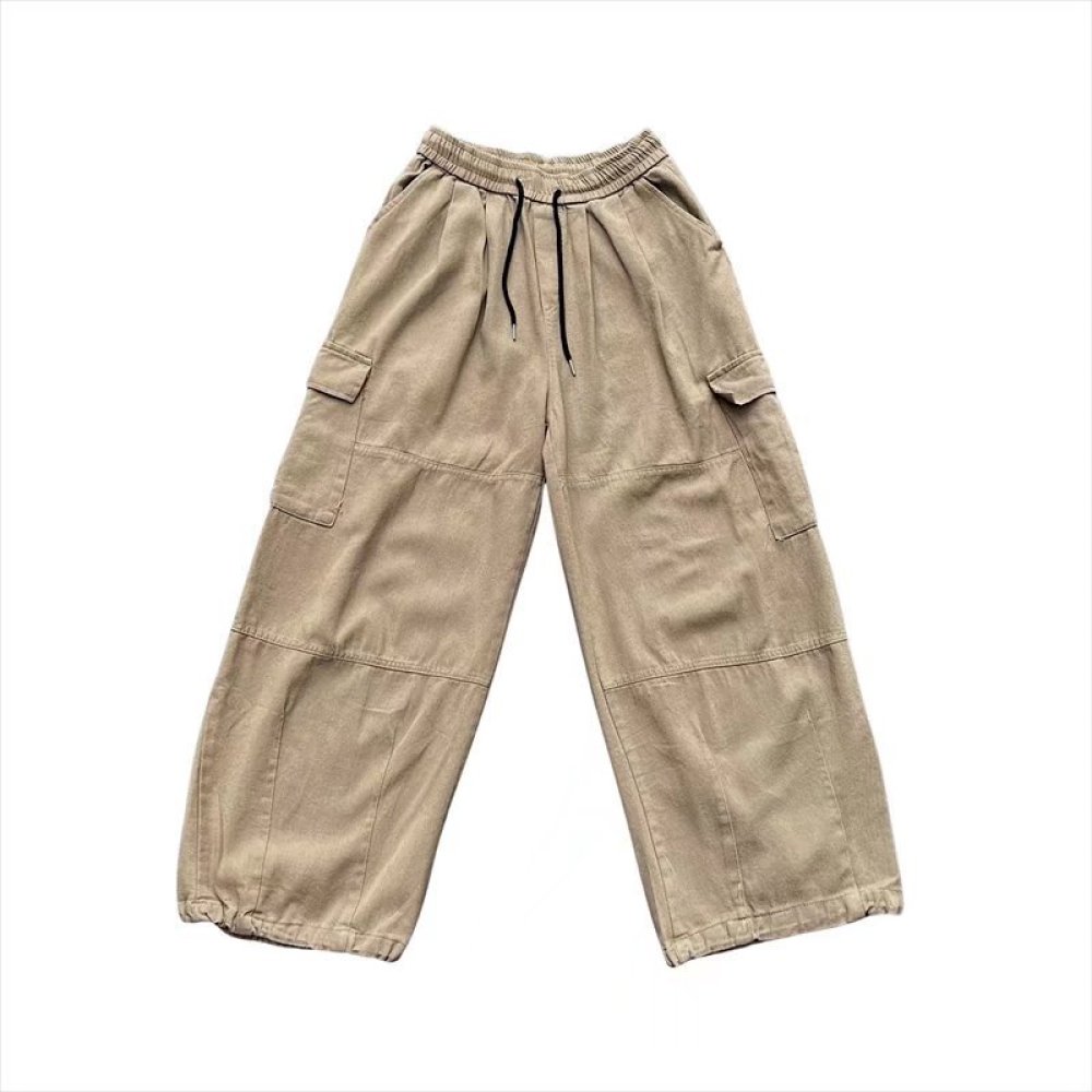 日本のストリートウェアカーゴパンツ メンズ ルーズストレート - Cargo Jogger Pants のレビューと価格
