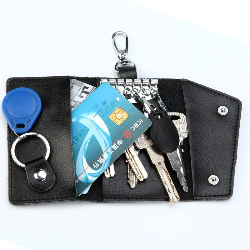 本革キーホルダー男性キーホルダーオーガナイザーポーチ車のキー - Men Fashion Key のレビューと価格