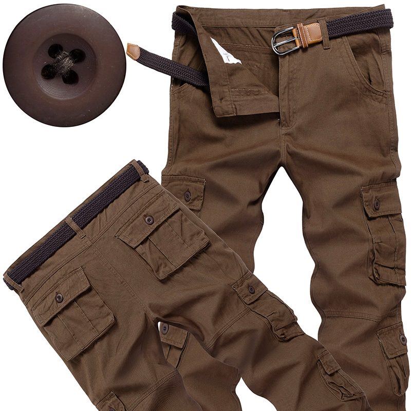 メンズタクティカルカーゴパンツ綿カジュアルアウトドアハイキン - Cargo Jogger Pants のレビューと価格