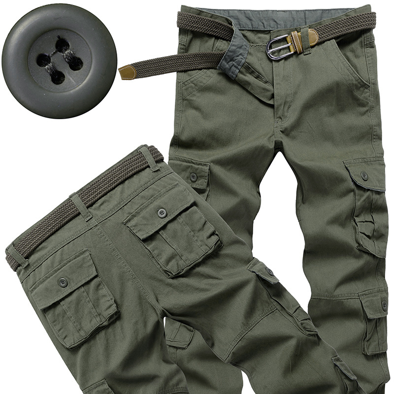 メンズタクティカルカーゴパンツ綿カジュアルアウトドアハイキン - Cargo Jogger Pants のレビューと価格