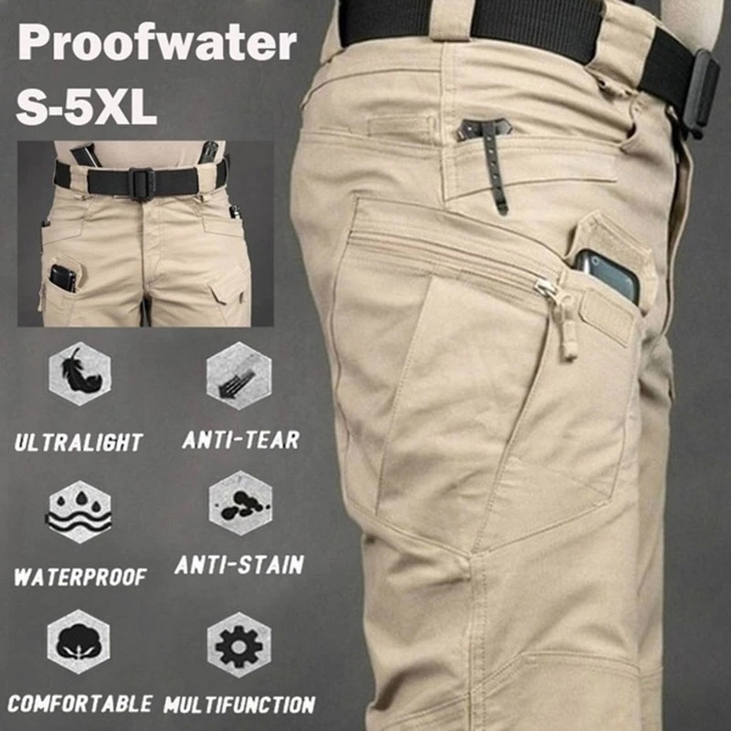 メンズタクティカルカーゴパンツ 6XL プラスサイズアウトド - Cargo Jogger Pants のレビューと価格